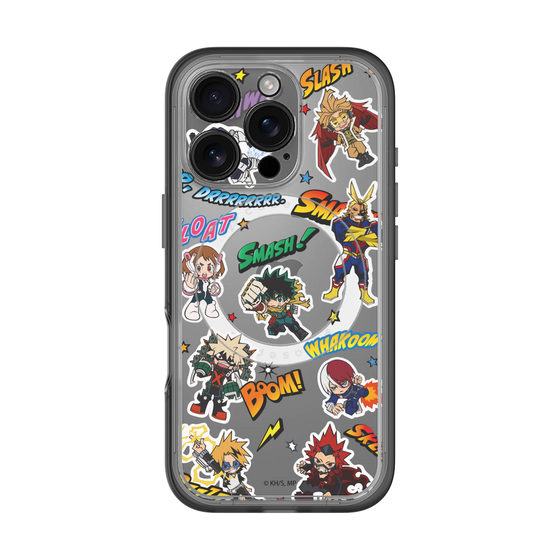 スリムプロテクションプレミアムケース with MagSafe［ 僕のヒーローアカデミア - アメコミ ］