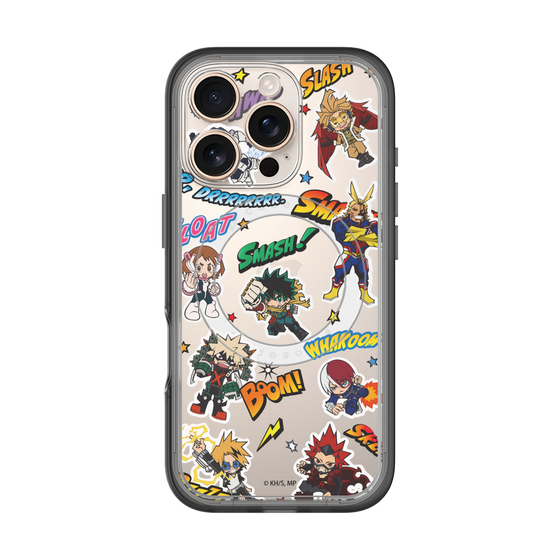 スリムプロテクションプレミアムケース with MagSafe［ 僕のヒーローアカデミア - アメコミ ］