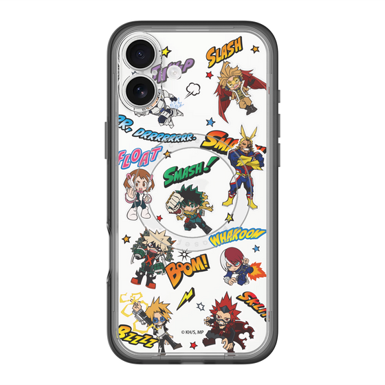 スリムプロテクションプレミアムケース with MagSafe［ 僕のヒーローアカデミア - アメコミ ］