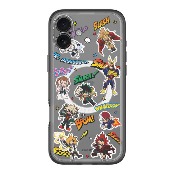 スリムプロテクションプレミアムケース with MagSafe［ 僕のヒーローアカデミア - アメコミ ］