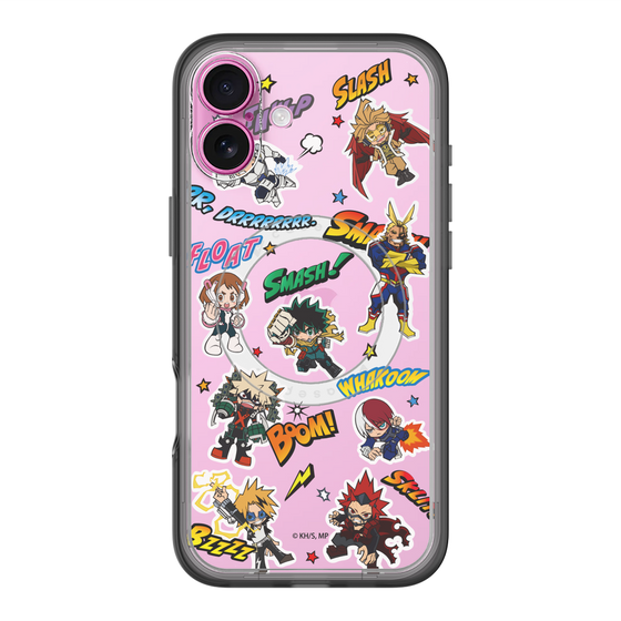 スリムプロテクションプレミアムケース with MagSafe［ 僕のヒーローアカデミア - アメコミ ］