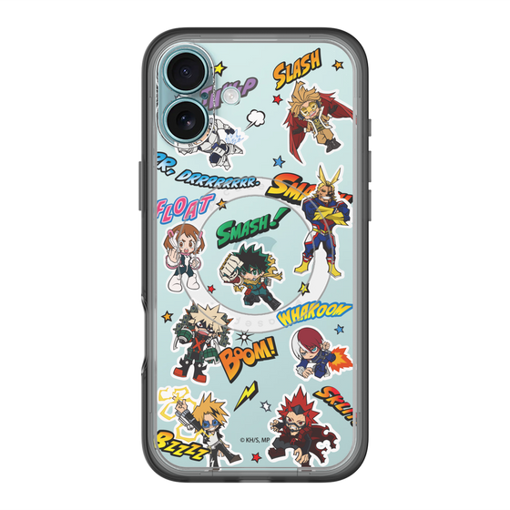 スリムプロテクションプレミアムケース with MagSafe［ 僕のヒーローアカデミア - アメコミ ］