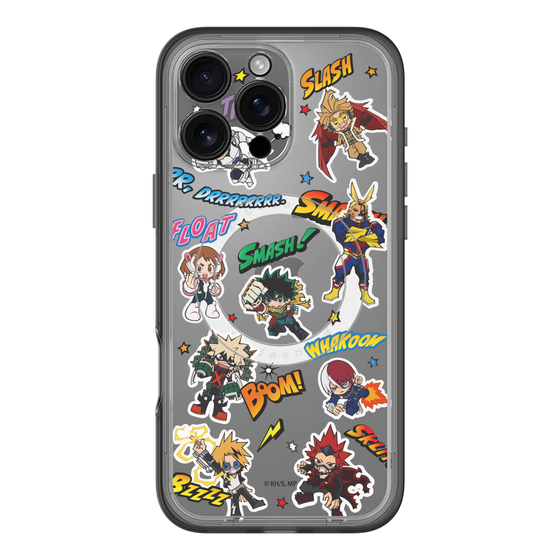 スリムプロテクションプレミアムケース with MagSafe［ 僕のヒーローアカデミア - アメコミ ］