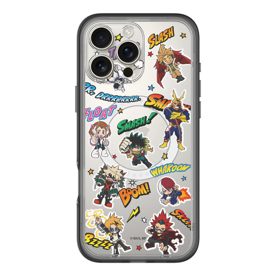 スリムプロテクションプレミアムケース with MagSafe［ 僕のヒーローアカデミア - アメコミ ］