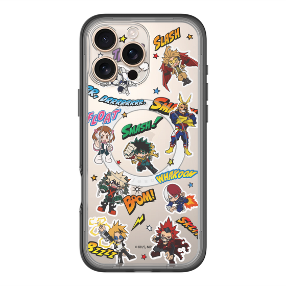 スリムプロテクションプレミアムケース with MagSafe［ 僕のヒーローアカデミア - アメコミ ］