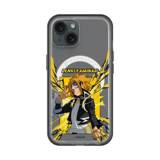 スリムプロテクションプレミアムケース with MagSafe［ 僕のヒーローアカデミア - ポップ - 上鳴 電気 ］