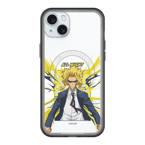 スリムプロテクションプレミアムケース with MagSafe［ 僕のヒーローアカデミア - ポップ -オールマイト ］