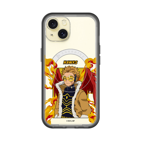 スリムプロテクションプレミアムケース with MagSafe［ 僕のヒーローアカデミア - ポップ - ホークス ］