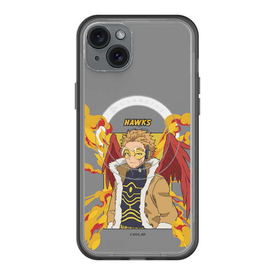 スリムプロテクションプレミアムケース with MagSafe［ 僕のヒーローアカデミア - ポップ - ホークス ］