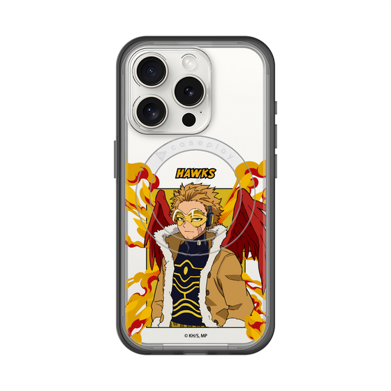 スリムプロテクションプレミアムケース with MagSafe［ 僕のヒーローアカデミア - ポップ - ホークス ］