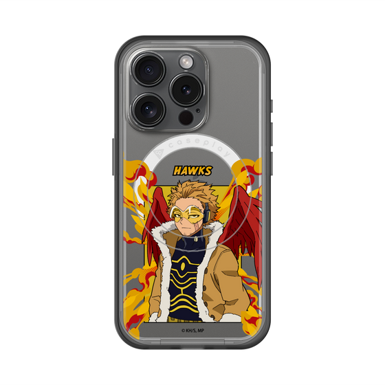 スリムプロテクションプレミアムケース with MagSafe［ 僕のヒーローアカデミア - ポップ - ホークス ］