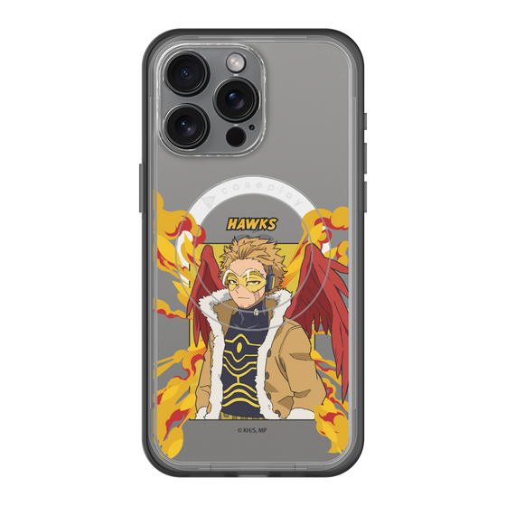 スリムプロテクションプレミアムケース with MagSafe［ 僕のヒーローアカデミア - ポップ - ホークス ］