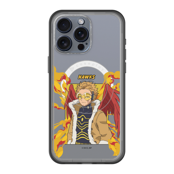 スリムプロテクションプレミアムケース with MagSafe［ 僕のヒーローアカデミア - ポップ - ホークス ］