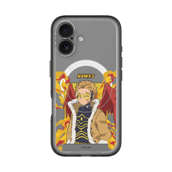 スリムプロテクションプレミアムケース with MagSafe［ 僕のヒーローアカデミア - ポップ - ホークス ］