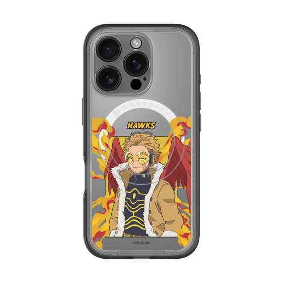 スリムプロテクションプレミアムケース with MagSafe［ 僕のヒーローアカデミア - ポップ - ホークス ］