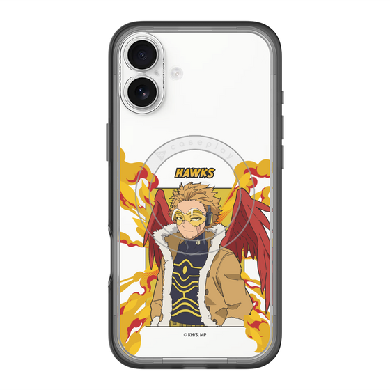 スリムプロテクションプレミアムケース with MagSafe［ 僕のヒーローアカデミア - ポップ - ホークス ］