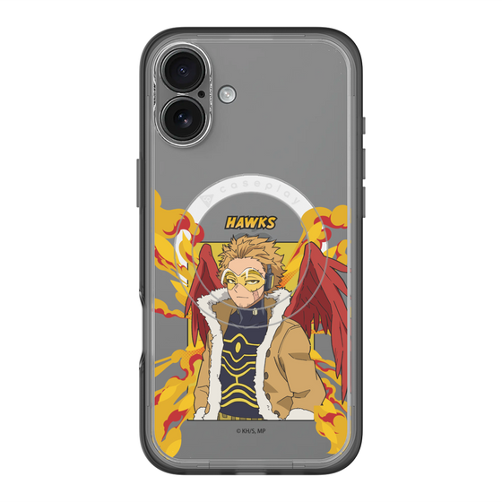 スリムプロテクションプレミアムケース with MagSafe［ 僕のヒーローアカデミア - ポップ - ホークス ］