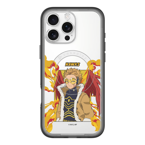 スリムプロテクションプレミアムケース with MagSafe［ 僕のヒーローアカデミア - ポップ - ホークス ］