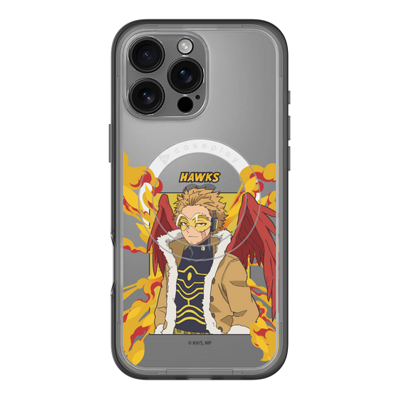 スリムプロテクションプレミアムケース with MagSafe［ 僕のヒーローアカデミア - ポップ - ホークス ］