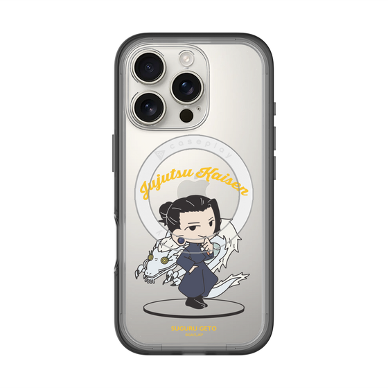 スリムプロテクションプレミアムケース with MagSafe［ 呪術廻戦 - ミニキャラ - 夏油 傑（懐玉・玉折） ］