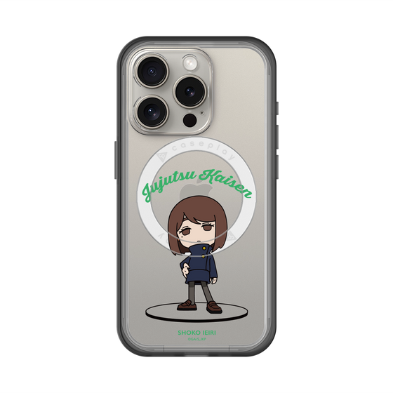 スリムプロテクションプレミアムケース with MagSafe［ 呪術廻戦 - ミニキャラ - 家入 硝子（懐玉・玉折） ］