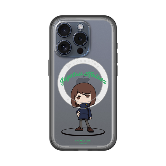 スリムプロテクションプレミアムケース with MagSafe［ 呪術廻戦 - ミニキャラ - 家入 硝子（懐玉・玉折） ］