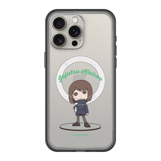 スリムプロテクションプレミアムケース with MagSafe［ 呪術廻戦 - ミニキャラ - 家入 硝子（懐玉・玉折） ］