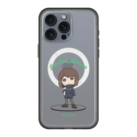 スリムプロテクションプレミアムケース with MagSafe［ 呪術廻戦 - ミニキャラ - 家入 硝子（懐玉・玉折） ］