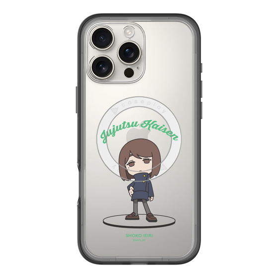 スリムプロテクションプレミアムケース with MagSafe［ 呪術廻戦 - ミニキャラ - 家入 硝子（懐玉・玉折） ］