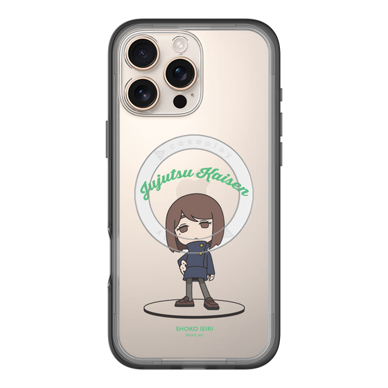 スリムプロテクションプレミアムケース with MagSafe［ 呪術廻戦 - ミニキャラ - 家入 硝子（懐玉・玉折） ］
