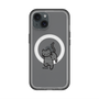 スリムプロテクションプレミアムケース with MagSafe［ オリジナル - CASEPLAYネコ - black ］