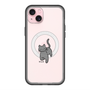 スリムプロテクションプレミアムケース with MagSafe［ オリジナル - CASEPLAYネコ - black ］