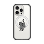 スリムプロテクションプレミアムケース with MagSafe［ オリジナル - CASEPLAYネコ - black ］
