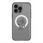 スリムプロテクションプレミアムケース with MagSafe［ オリジナル - CASEPLAYネコ - black ］