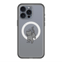 スリムプロテクションプレミアムケース with MagSafe［ オリジナル - CASEPLAYネコ - black ］