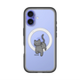 スリムプロテクションプレミアムケース with MagSafe［ オリジナル - CASEPLAYネコ - black ］
