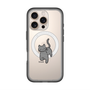 スリムプロテクションプレミアムケース with MagSafe［ オリジナル - CASEPLAYネコ - black ］