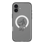 スリムプロテクションプレミアムケース with MagSafe［ オリジナル - CASEPLAYネコ - black ］