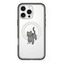 スリムプロテクションプレミアムケース with MagSafe［ オリジナル - CASEPLAYネコ - black ］