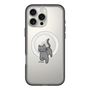 スリムプロテクションプレミアムケース with MagSafe［ オリジナル - CASEPLAYネコ - black ］