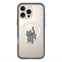 スリムプロテクションプレミアムケース with MagSafe［ オリジナル - CASEPLAYネコ - black ］