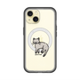スリムプロテクションプレミアムケース with MagSafe［ オリジナル - CASEPLAYネコ - pointed ］