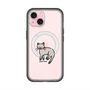 スリムプロテクションプレミアムケース with MagSafe［ オリジナル - CASEPLAYネコ - pointed ］
