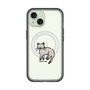 スリムプロテクションプレミアムケース with MagSafe［ オリジナル - CASEPLAYネコ - pointed ］