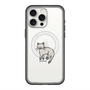 スリムプロテクションプレミアムケース with MagSafe［ オリジナル - CASEPLAYネコ - pointed ］