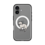 スリムプロテクションプレミアムケース with MagSafe［ オリジナル - CASEPLAYネコ - pointed ］