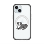 スリムプロテクションプレミアムケース with MagSafe［ オリジナル - CASEPLAYイヌ - border collie ］