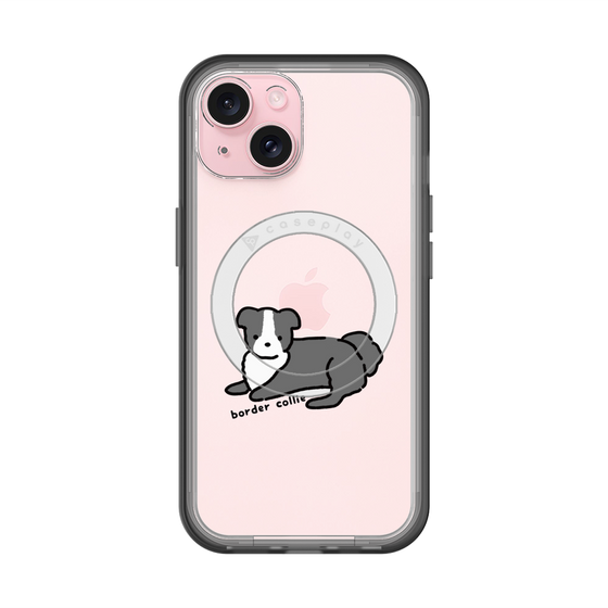 スリムプロテクションプレミアムケース with MagSafe［ オリジナル - CASEPLAYイヌ - border collie ］