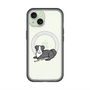 スリムプロテクションプレミアムケース with MagSafe［ オリジナル - CASEPLAYイヌ - border collie ］