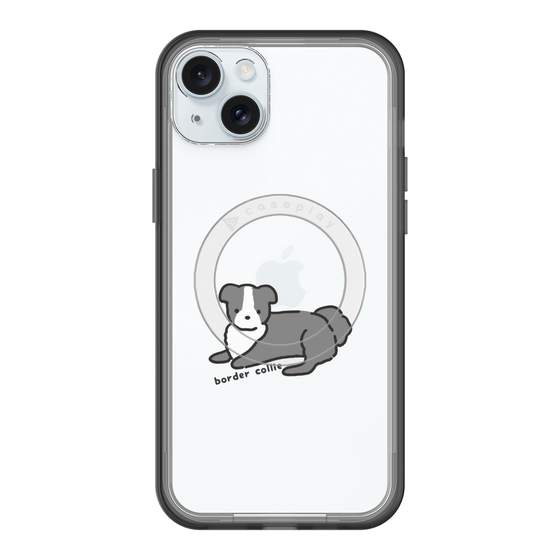 スリムプロテクションプレミアムケース with MagSafe［ オリジナル - CASEPLAYイヌ - border collie ］